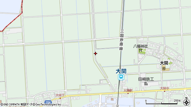 〒919-0547 福井県坂井市坂井町大味の地図
