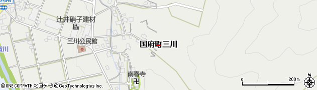 岐阜県高山市国府町三川周辺の地図