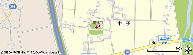長野県松本市笹賀中二子4803周辺の地図