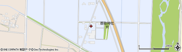 茨城県警察本部　つくば警察署・菅間駐在所周辺の地図