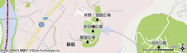 新宿ふれあい公園周辺の地図