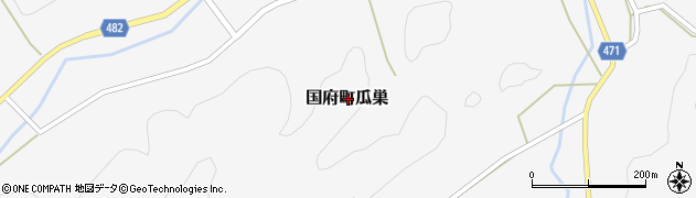 岐阜県高山市国府町瓜巣周辺の地図