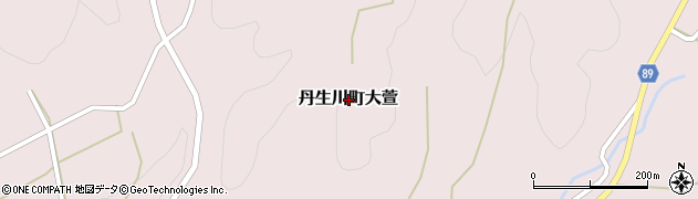 岐阜県高山市丹生川町大萱周辺の地図