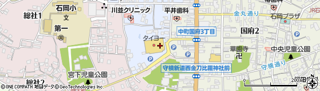 スーパータイヨー石岡店周辺の地図
