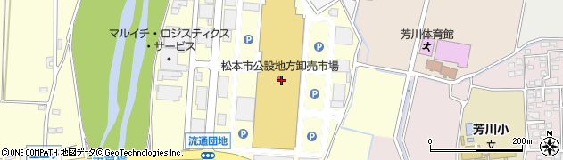 株式会社長野エーコープサプライ　松本生鮮センター周辺の地図