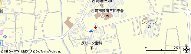 三和町　中央公民館周辺の地図
