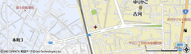 茨城県古河市古河484-11周辺の地図