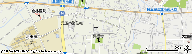 埼玉県本庄市児玉町金屋1245周辺の地図