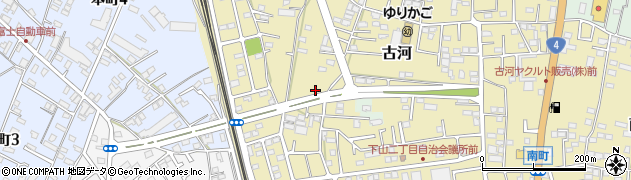 茨城県古河市古河538-2周辺の地図