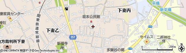 茨城県下妻市下妻乙周辺の地図