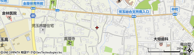 埼玉県本庄市児玉町金屋1210周辺の地図