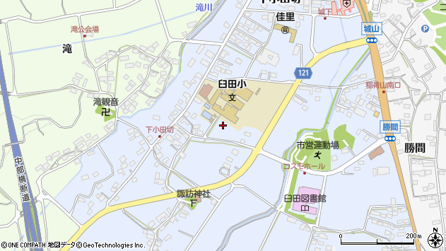 〒384-0303 長野県佐久市下小田切の地図