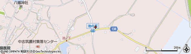茨城県かすみがうら市中志筑151周辺の地図