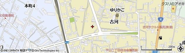 茨城県古河市古河551-18周辺の地図
