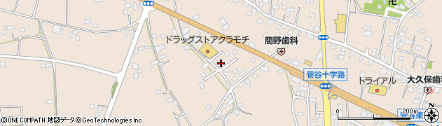 茨城県結城郡八千代町菅谷277-8周辺の地図