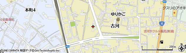 茨城県古河市古河551-9周辺の地図