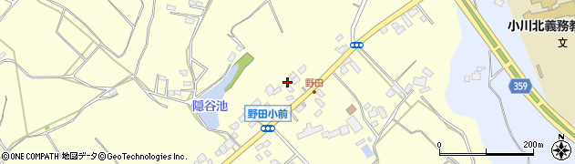 茨城県小美玉市野田310周辺の地図