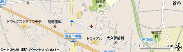 八千代菅谷郵便局周辺の地図