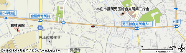 埼玉県本庄市児玉町金屋1215周辺の地図