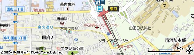 トヨタレンタリース茨城石岡駅前店周辺の地図