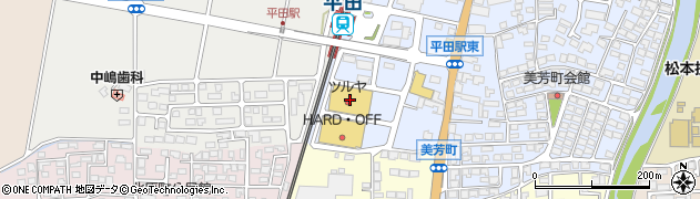 ツルヤ平田店周辺の地図