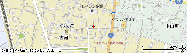 茨城県古河市古河737-9周辺の地図