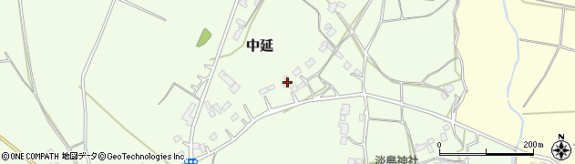 茨城県小美玉市中延1857周辺の地図