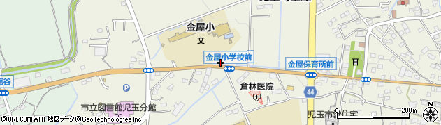 埼玉県本庄市児玉町金屋1204周辺の地図