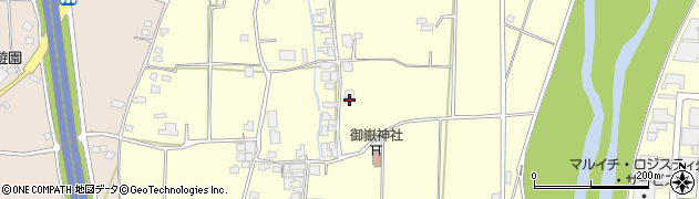長野県松本市笹賀中二子5055周辺の地図