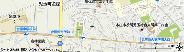 埼玉県本庄市児玉町金屋1224周辺の地図