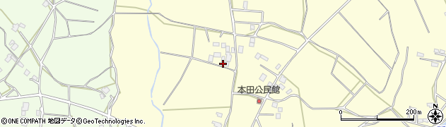 茨城県小美玉市野田655周辺の地図