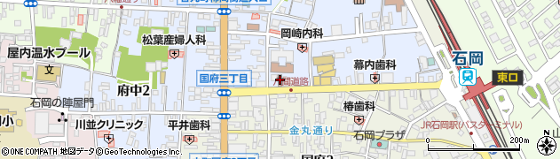 アクサ生命保険株式会社　石岡営業所周辺の地図