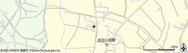 茨城県小美玉市野田653周辺の地図