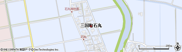福井県坂井市三国町石丸周辺の地図