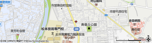 セブンイレブン松本寿北店周辺の地図