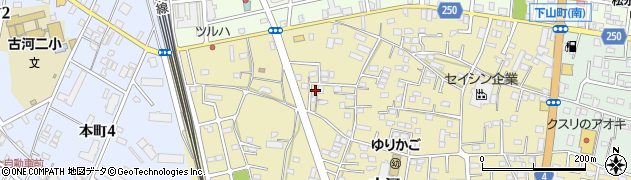 茨城県古河市古河527周辺の地図