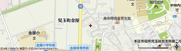 埼玉県本庄市児玉町金屋1163周辺の地図