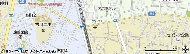 茨城県古河市古河380周辺の地図