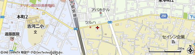 茨城県古河市古河413周辺の地図