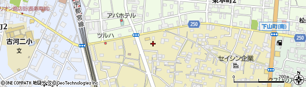 茨城県古河市古河523周辺の地図