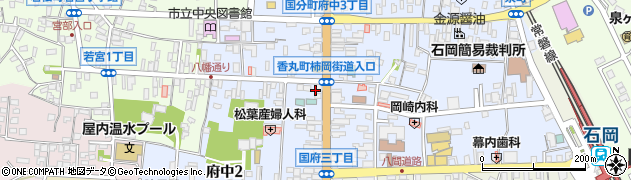 朝日生命保険相互会社　石岡営業所周辺の地図