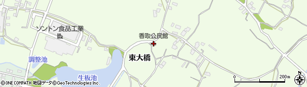 香取公民館周辺の地図