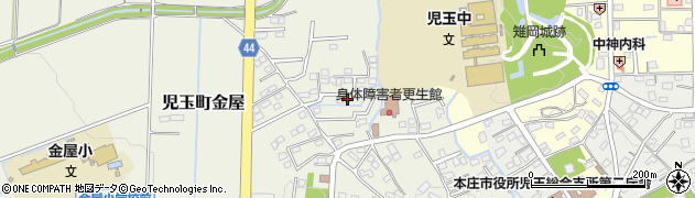 埼玉県本庄市児玉町金屋1299周辺の地図
