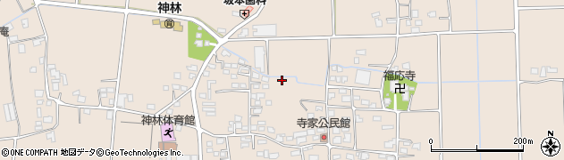 長野県松本市神林（寺家）周辺の地図