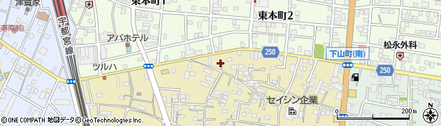 茨城県古河市古河674周辺の地図