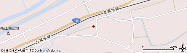 長野県松本市波田上海渡周辺の地図
