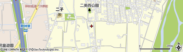 長野県松本市笹賀中二子5078周辺の地図