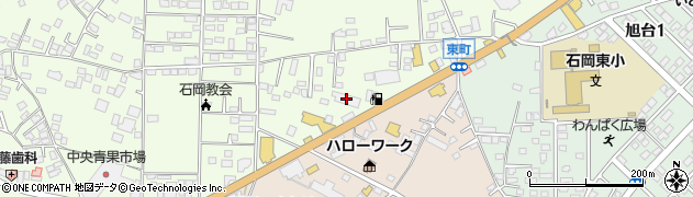メガネスーパー　石岡店周辺の地図