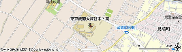 東京成徳大学深谷中学校周辺の地図