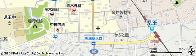 埼玉県本庄市児玉町八幡山169周辺の地図